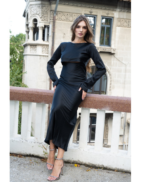 Set fusta si top crop Silvana
